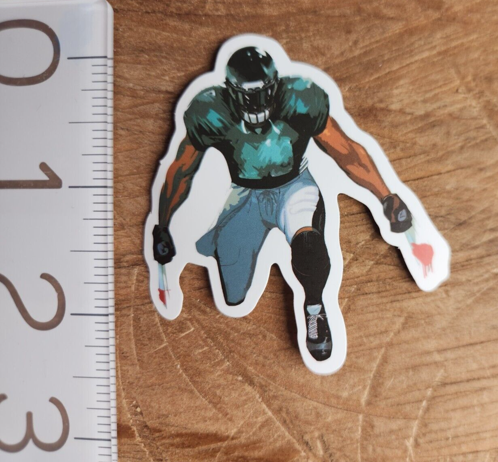 WOLVERINE Sticker NFL Sticker NCAA Football Decal College Football Sticker