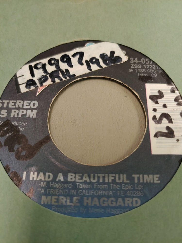 MERLE HAGGARD I HAD A BEAUTIFUL TIME 7