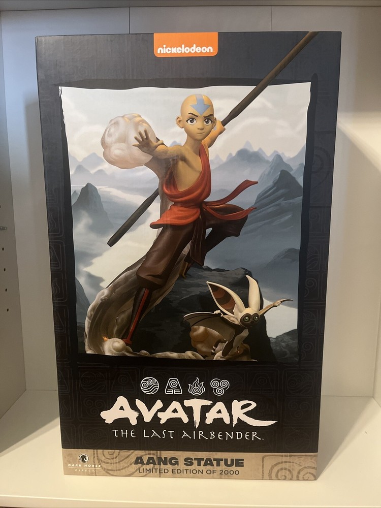 Avatar The Last Airbender Aang Statue 51/2000 Mint NIB-image