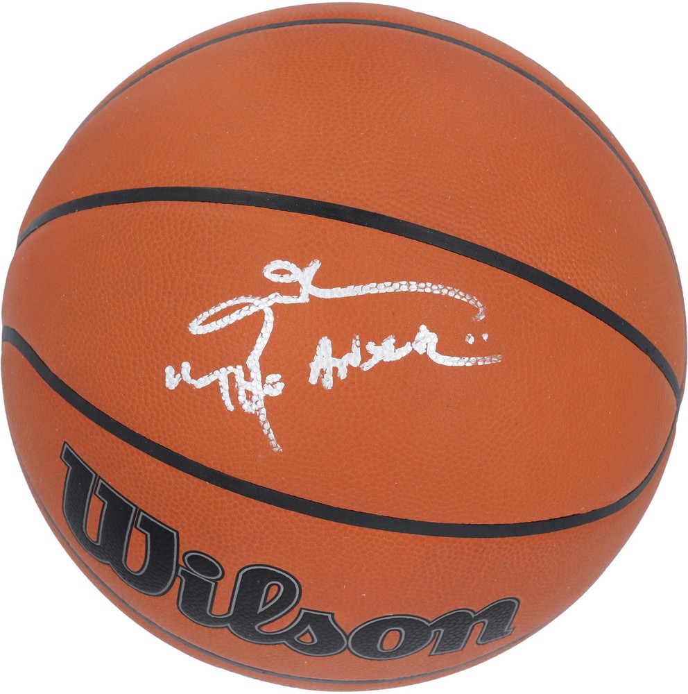 Allen Iverson 76ers Signed Wilson Official Game Basketball w/The Answer Insc