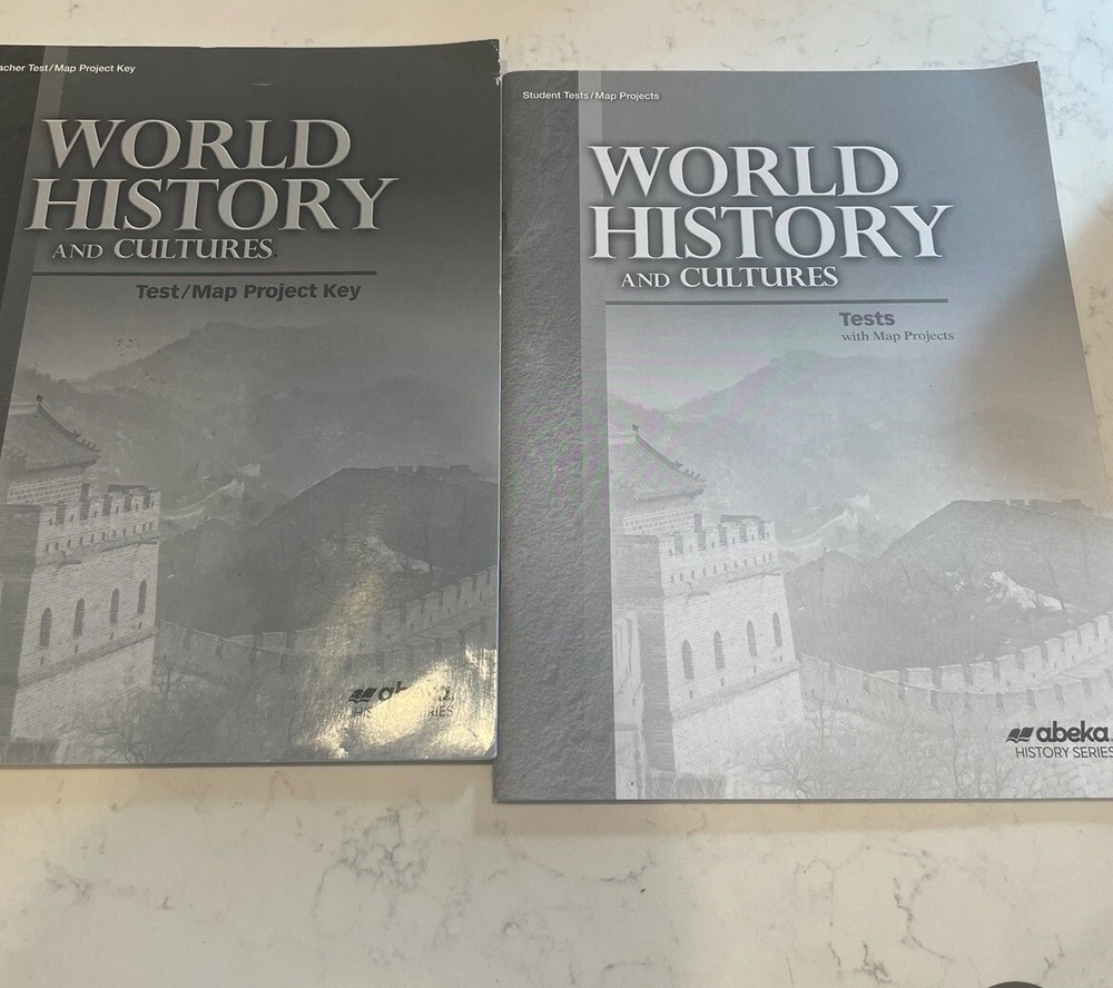Abeka Old World History Geography Student Tests with Teacher Key  -image