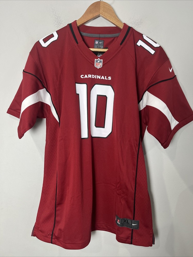 Size XL Nike Arizona Cardinals #10 DeAndre Hopkins On Field Football Jersey Red
