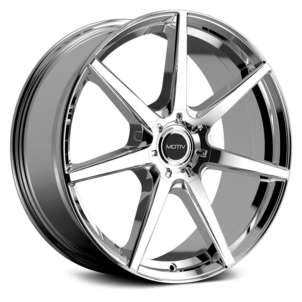 Motiv 432C RIGOR Wheels 22x9 (40, 5x114.3, 73.1) Chrome Rims Set of 4