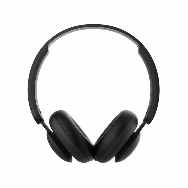 onn Wireless On Ear Headphones Black Bluetooth (AAABLK100002890) - LN™-image