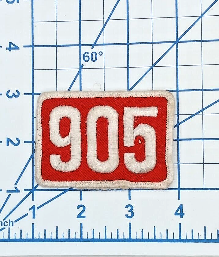 Working Union or Zipcode #905 Sew on Patch 4'x3' Retro Fashion