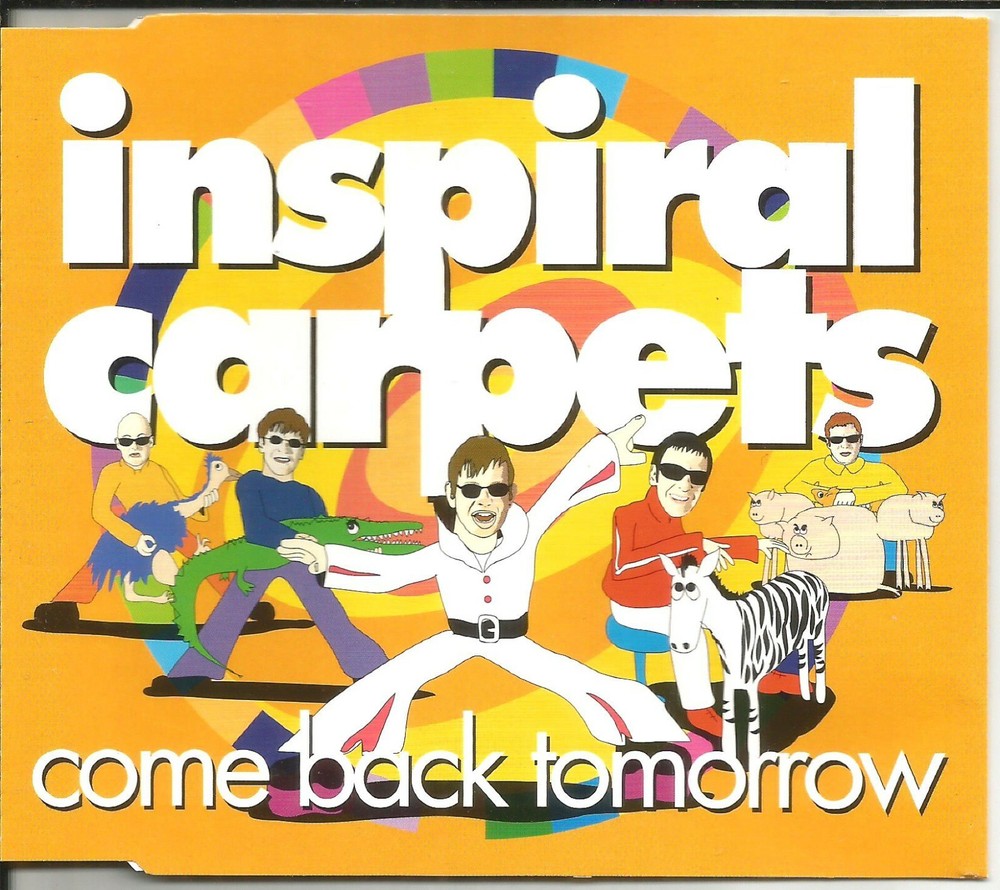 INSPIRAL CARPETS Come Back tomorrow w/ 2 UNRELEASED & VIDEO CD Single SEALED