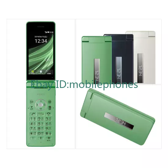 Unlocked SHARP AQUOS Keitai 3 805SH (4G) Single SIM  Original Flip phone
