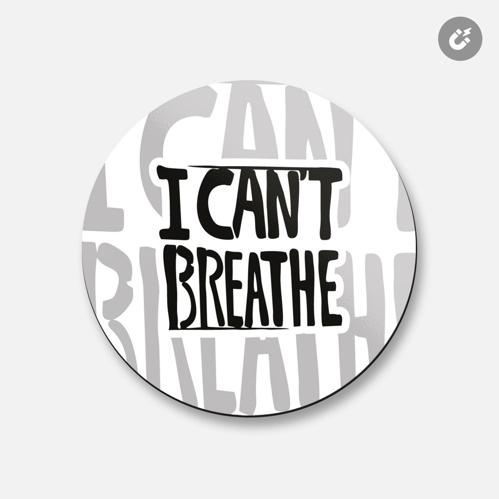 George Floyd Black Lives Matter | 4'' X 4'' Round Decorative Magnet