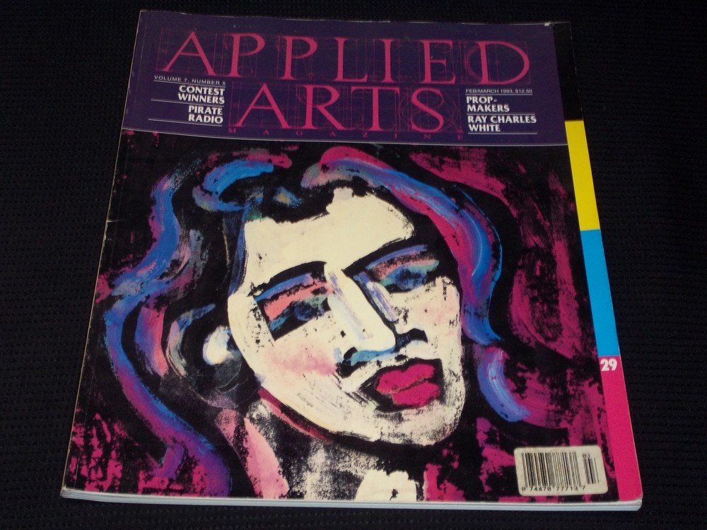 1993 FEBRUARY APPLIED ARTS MAGAZINE - KIM RODENKIRCHEN FRONT COVER - E 3103