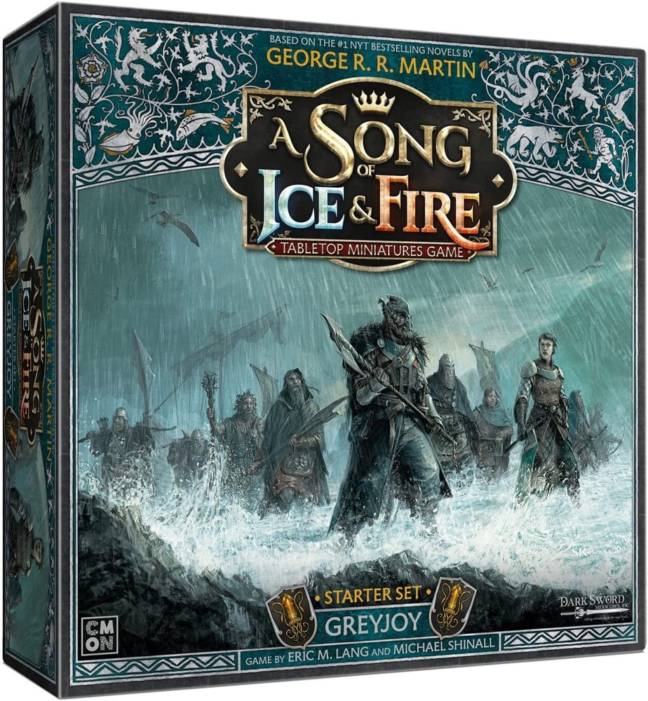 A Song of Ice and Fire Tabletop Miniatures Game House Greyjoy Starter Set  Stra-image