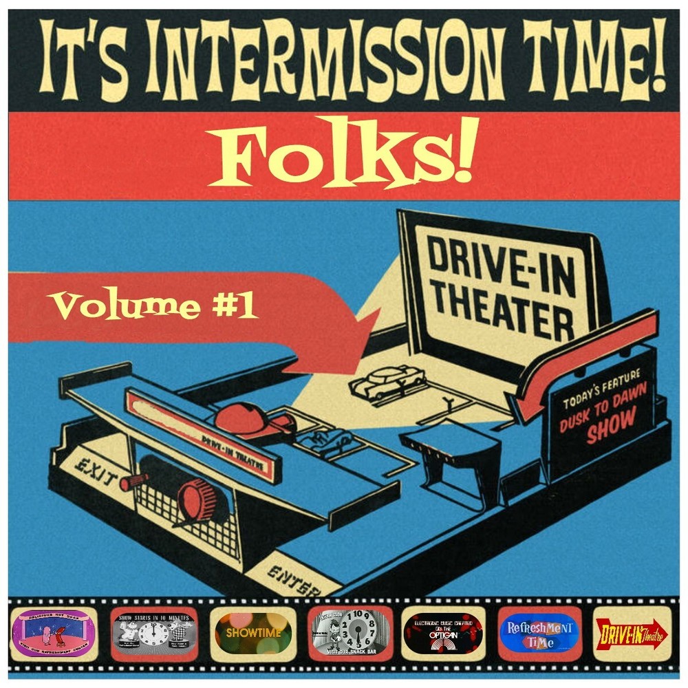 It's Intermission Time Folks!  Drive-in Theater 2-CD set Audio disc snack bar