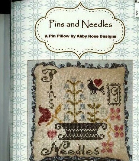 Abby Rose Designs Limited Edition Pins and Needles Cross Stitch Kit-image