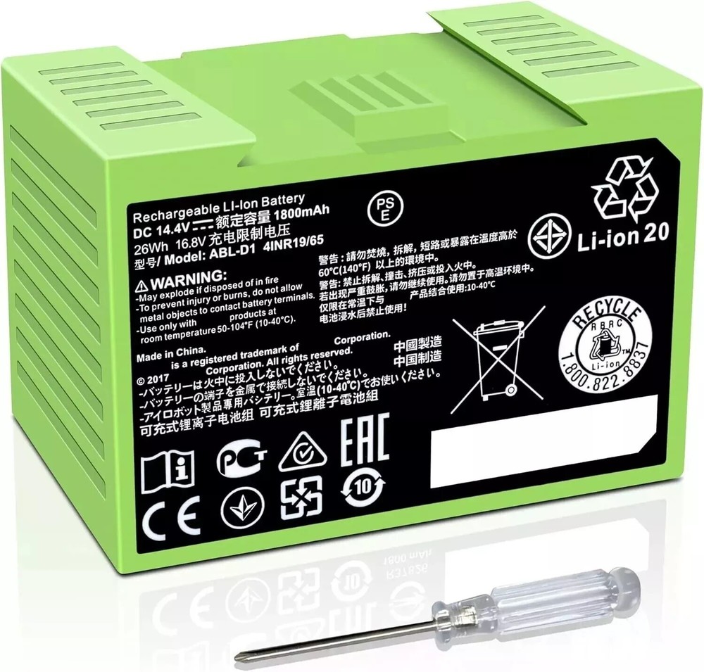 Battery ABL-D1 For iRobot Roomba i7+ i7 i8 i8+ i4 i4+ i3 i3+ e5 e6 J7 J7+-image