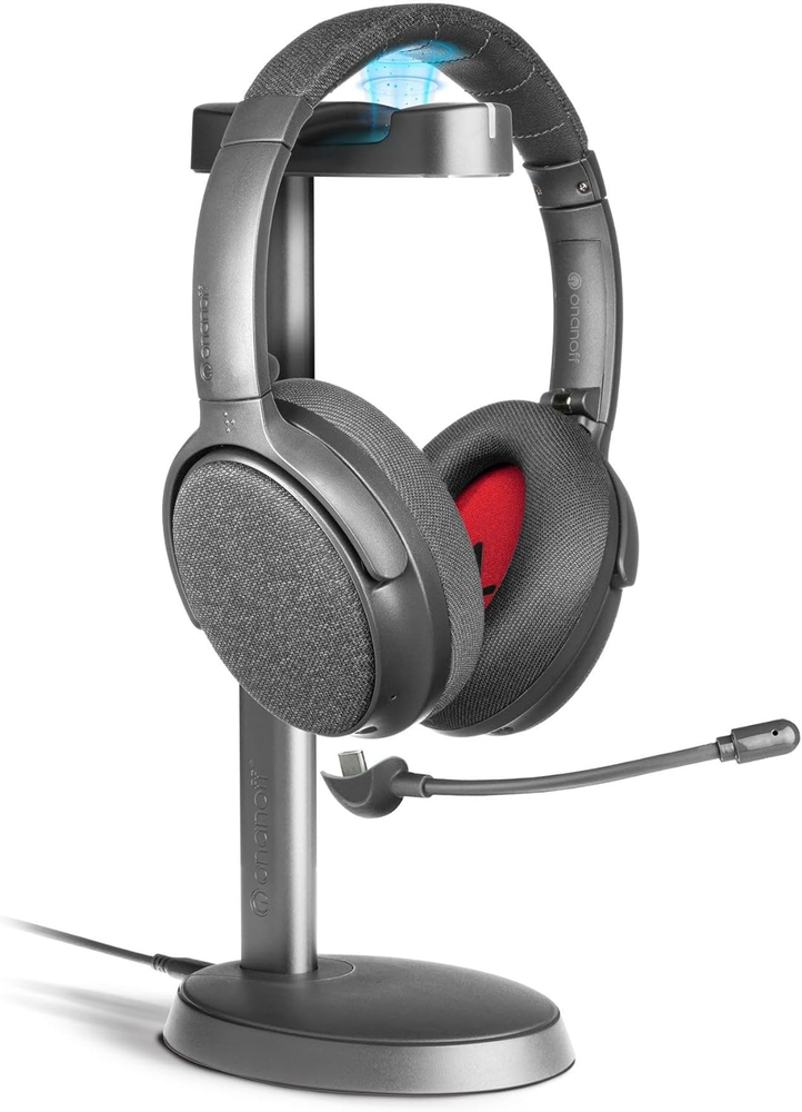 Fokus+ Hybrid ANC Noise Cancelling Bluetooth Headset, 50H Playtime, Included Hea