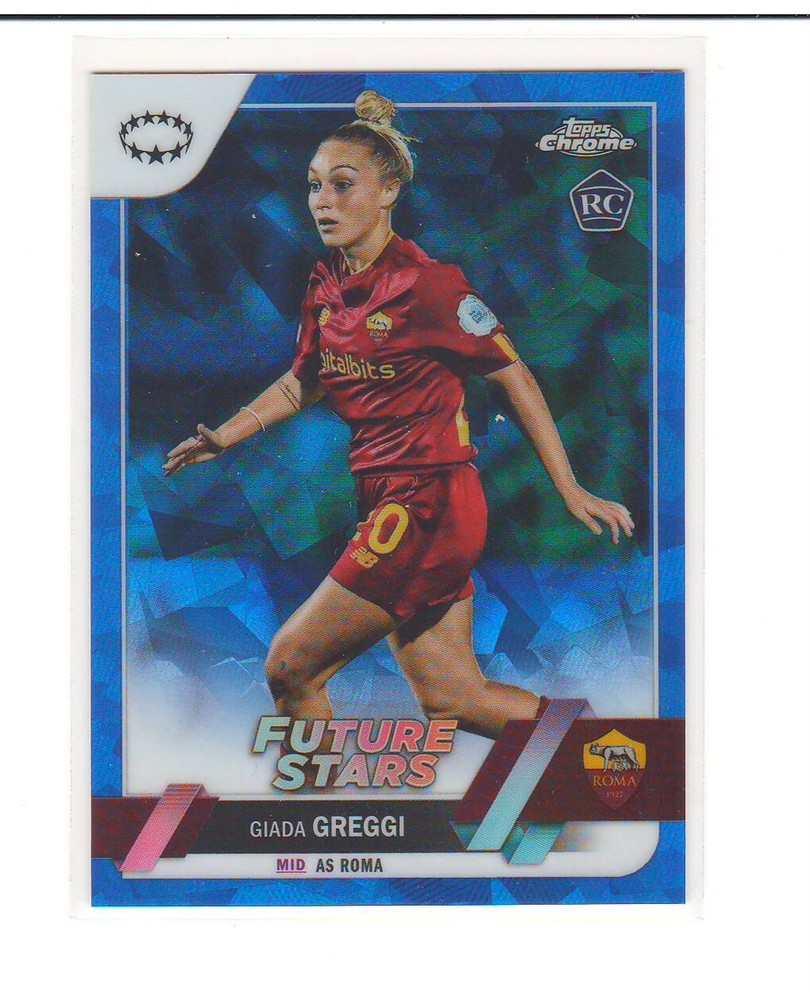 2022-23 Topps Chrome Sapphire UWCL #32 Giada Greggi RC