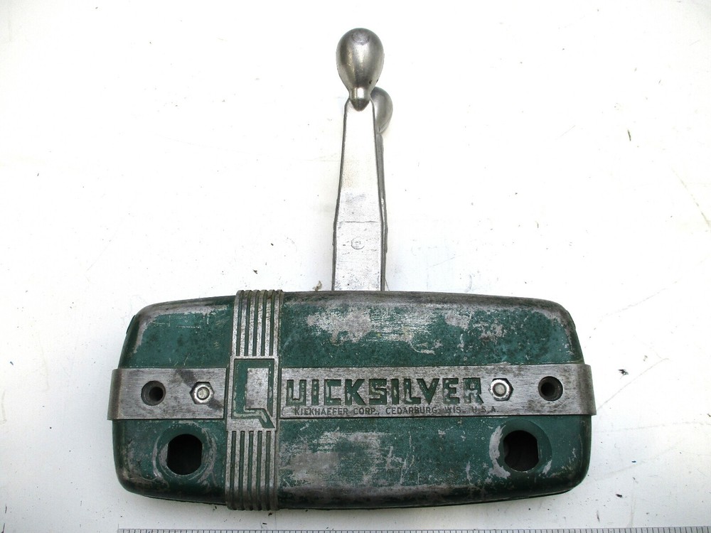 Vintage Mecury Kiekhaefer Quicksilver Outboard Remote Control Box