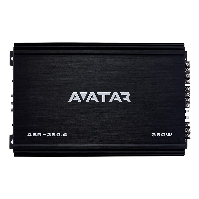 Avatar ABR-360.4 4-Channel 720W RMS Class AB Car Amplifier for Speakers & Subwoofers-image