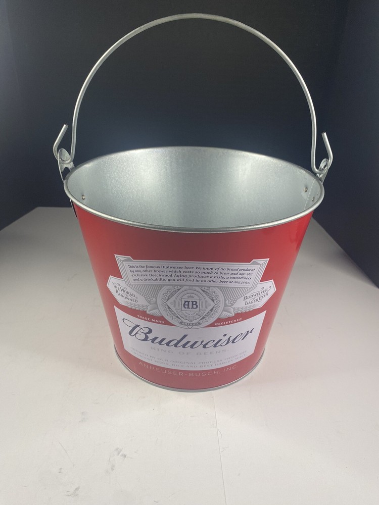 2016 ANHEUSER-BUSCH BUDWEISER COLLECTABLE METAL BUCKET