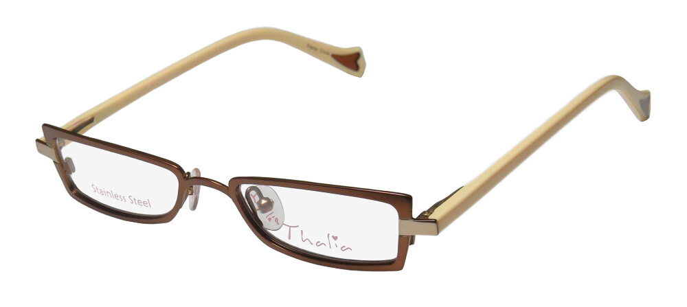 NEW THALIA MARIPOSA EYEGLASS FRAME BR METAL & PLASTIC 44-16-130 FULL-RIM