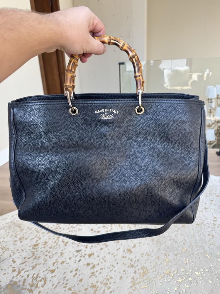 Gucci Bamboo Handle Shopper Tote Bag for Women