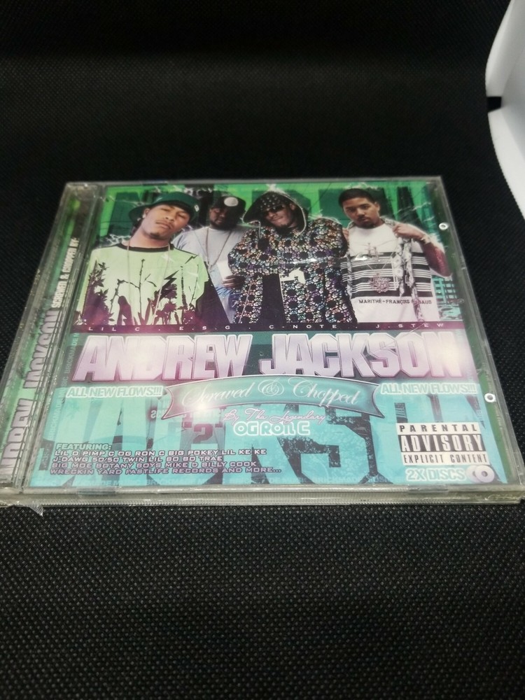 Andrew Jackson Screwed & Chopped Flows by OG Ron C Lil C ESG J-Stew RARE