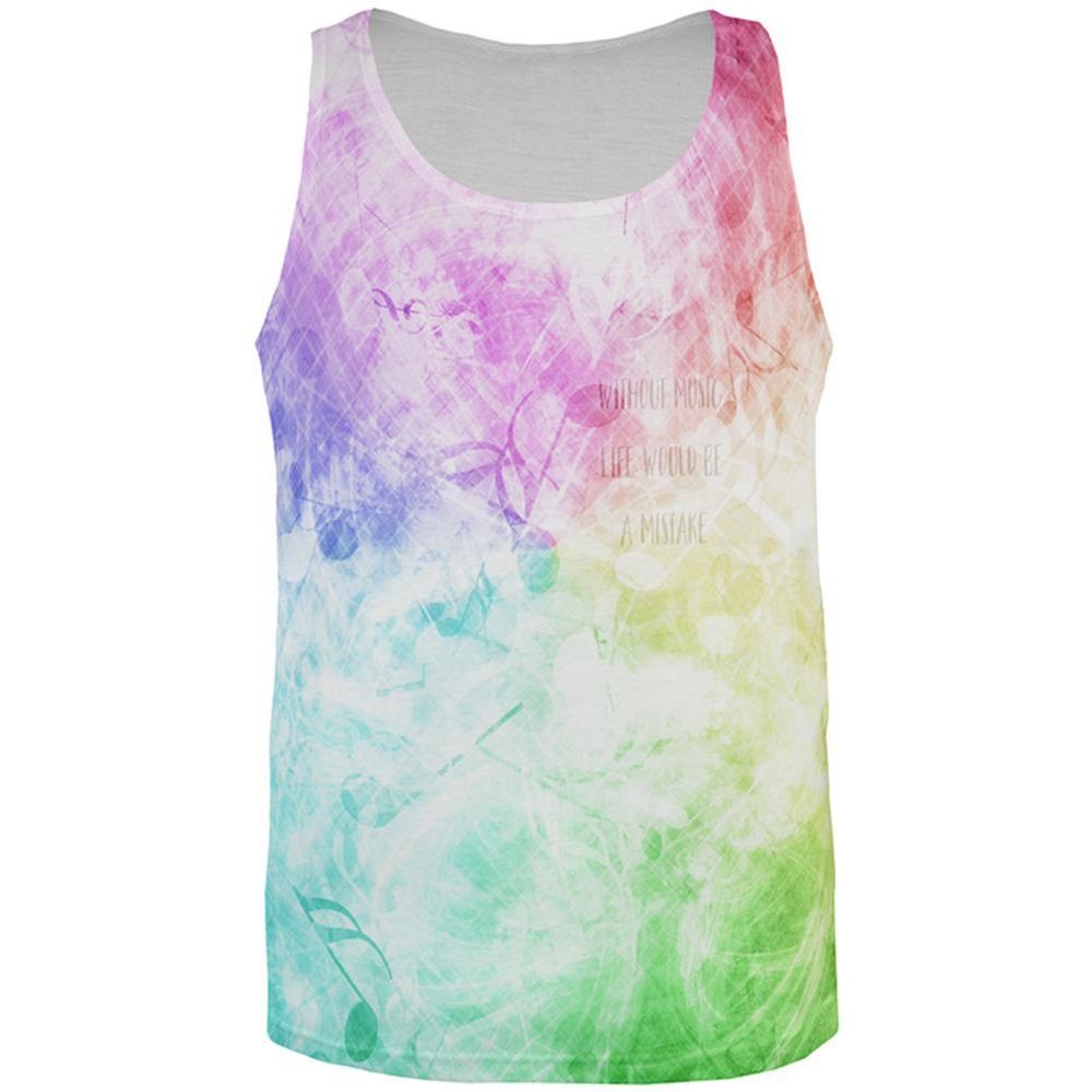 Music Makes Life Better - Men's Graphic Tank Top-image