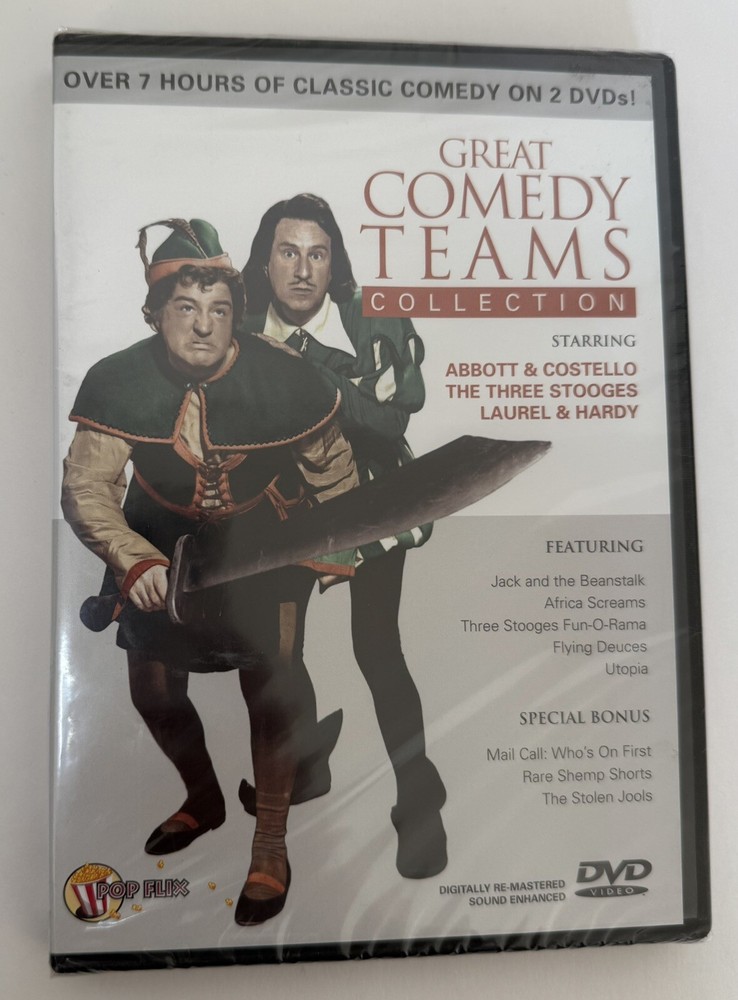 Great Comedy Teams Collection:Abbott & Costello Laurel & Hardy The Three Stooges-image