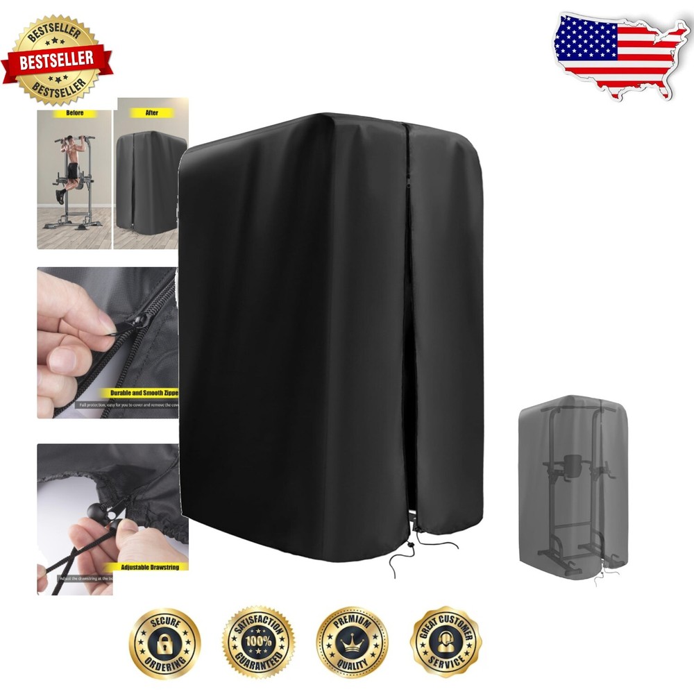 Cubierta de tela Oxford de alta densidad para estación de barra de tracción - Protección completa