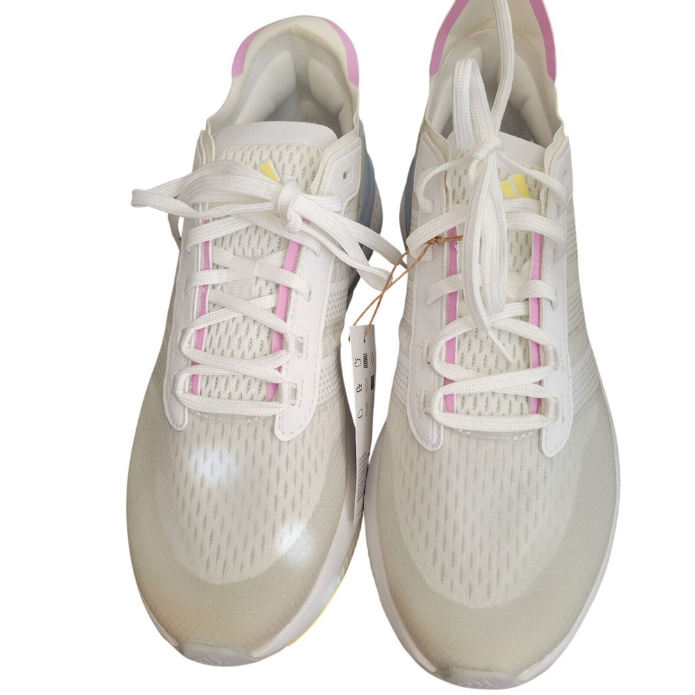 Adidas Avryn White Wonder Blue Women's Athletic Sneaker Athleisure Shoe Size 10