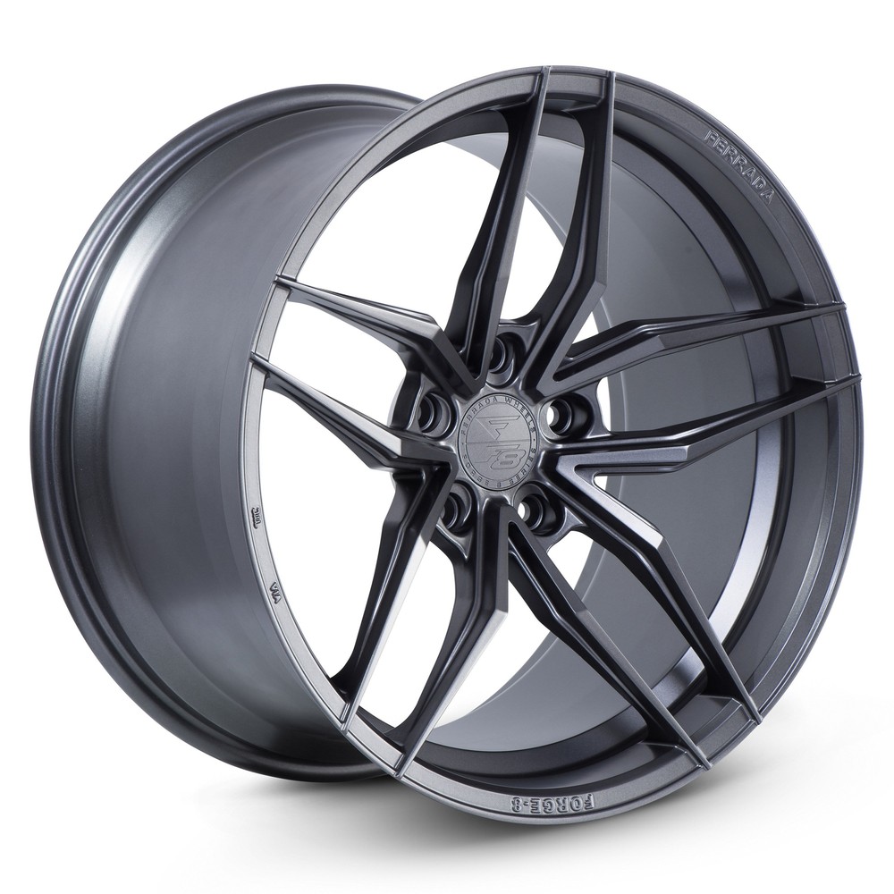 Ferrada FORGE-8 FR5 20x10 Graphite Wheel 5x120 65 40 Offset 72 56 Bore Single Rim