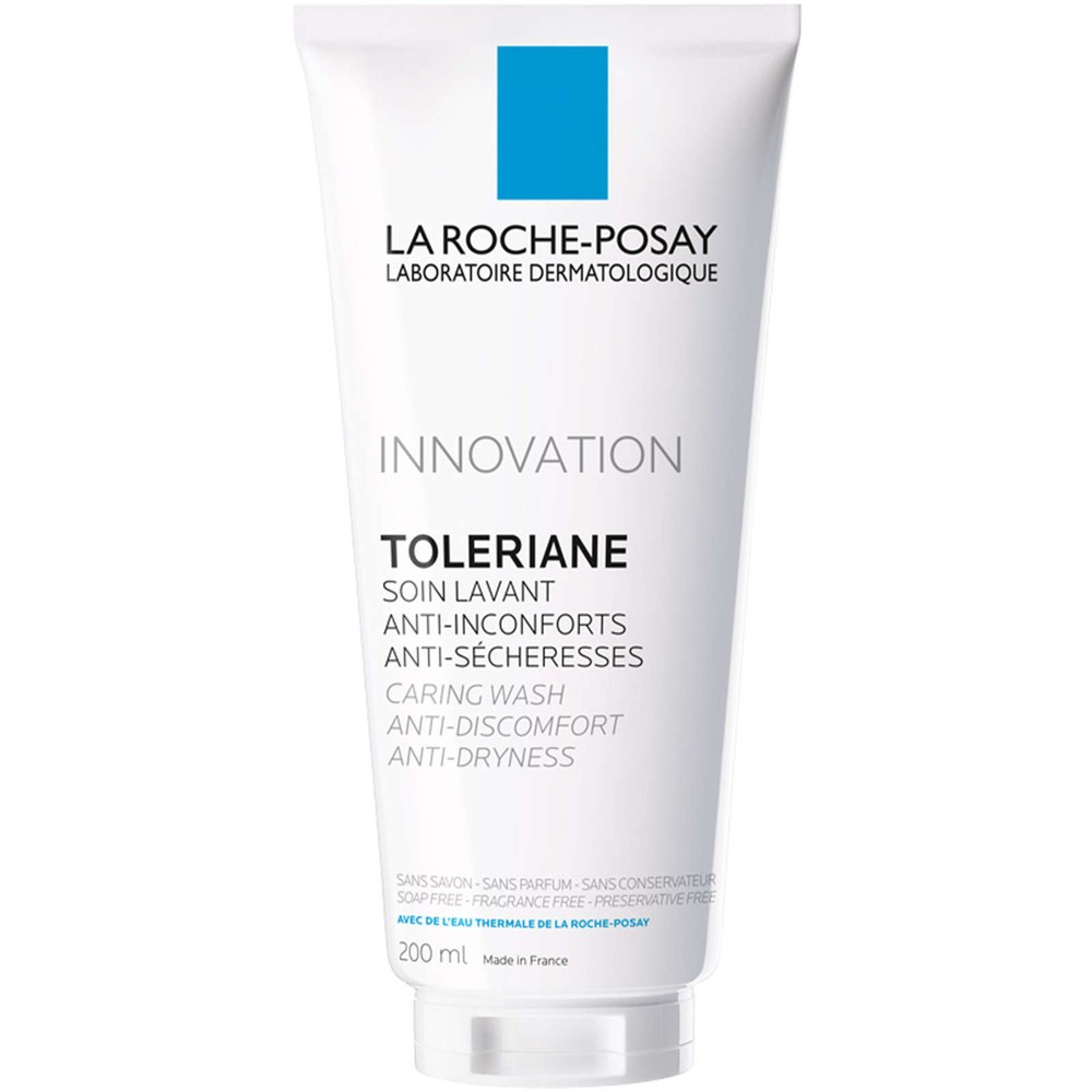 La Roche-Posay Toleriane Caring Wash 200ml Gentle Daily Facial Cleanser New