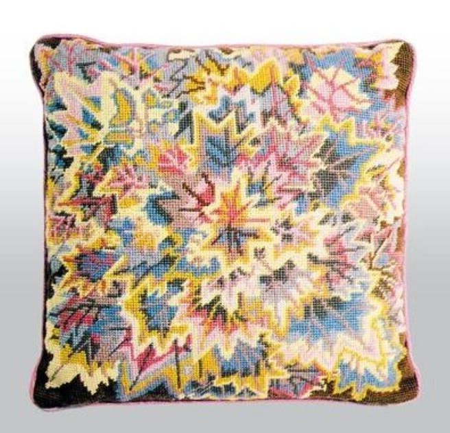 EHRMAN Kaffe Fassett LEAFY leaf TAPESTRY NEEDLEPOINT KIT ultra rare