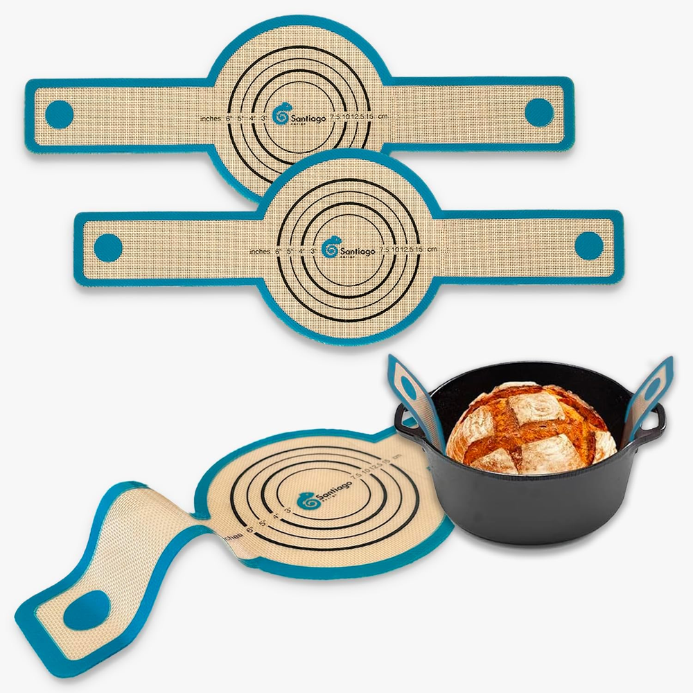 ® | Silicone Bread Sling Dutch Oven 2PCS | Non-Stick & Easy Clean Reusable Silic