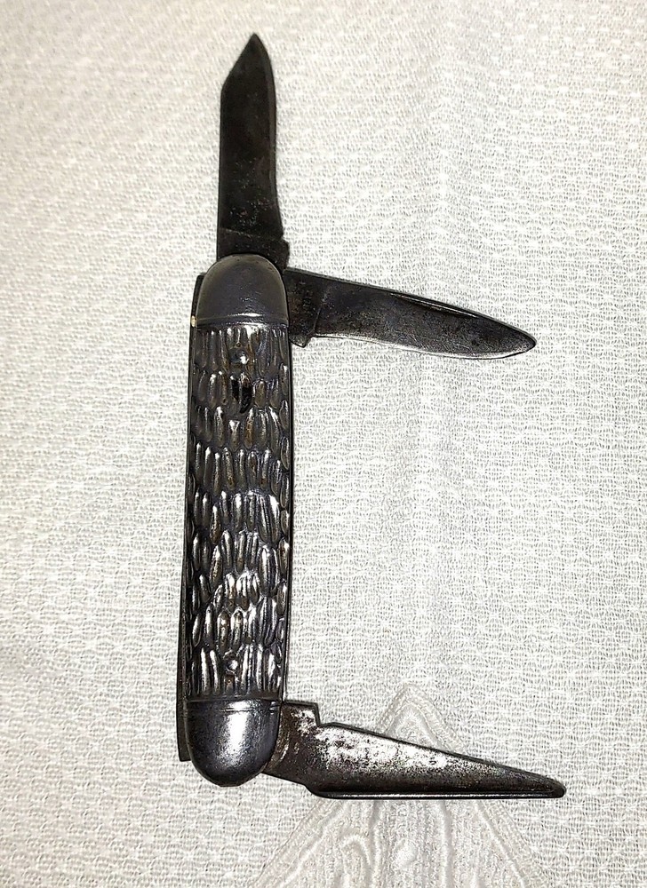 Pocket Knife-Vintage Jack Master Pat. Imperial Prov USA 2 Blade w Reamer