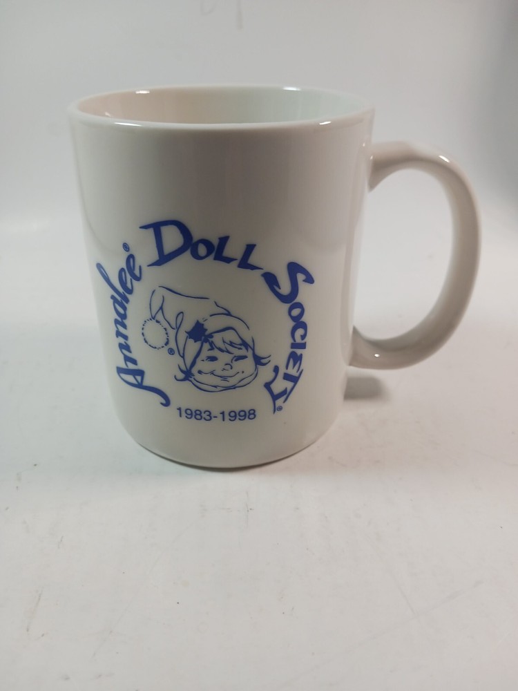 VINTAGE Annalee Doll Society Coffee Mug Cup 15th Anniversary 1983-1998