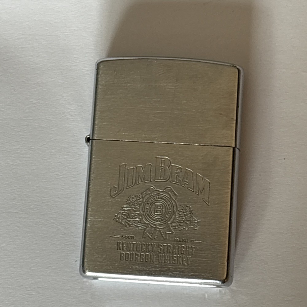 1999 Jim Beam Sour Mash Whiskey Collectible Zippo Lighter