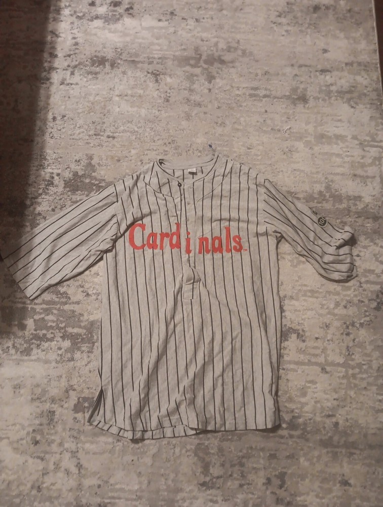 St. Louis Cardinals Pinstripe Jersey XL MLB Baseball Throwback Game Giveaway SGA