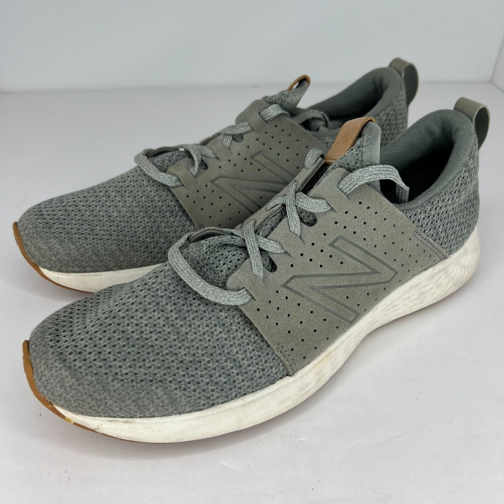 New Balance Womens WSPTRV1 Gray Foam Sport Lace Up Size 9 Running Shoes