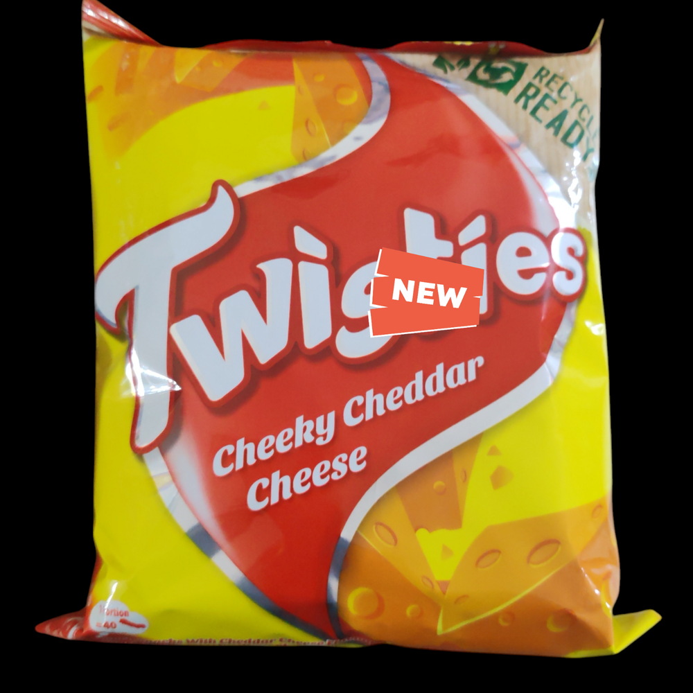 SNACK CRACKERS TWISTIES DELACTABLE FLAVOR CHEESE, NOT SPICY, 1 SET x 15PC