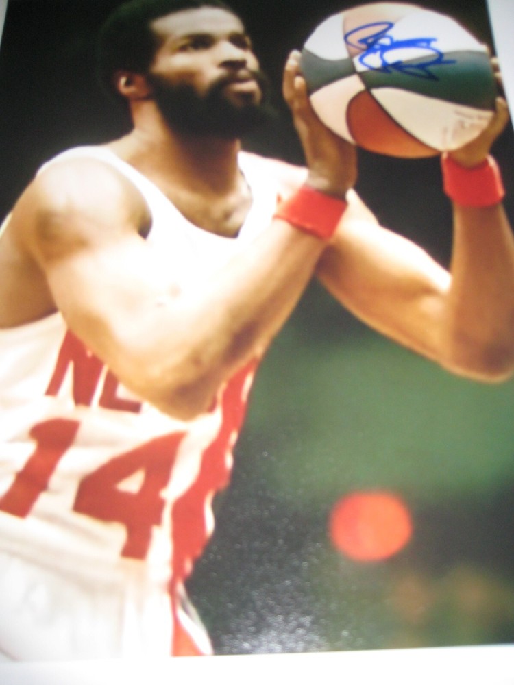 ABA NBA Legend Brian Taylor Autographed 2X ABA Champ Photo with COA-image