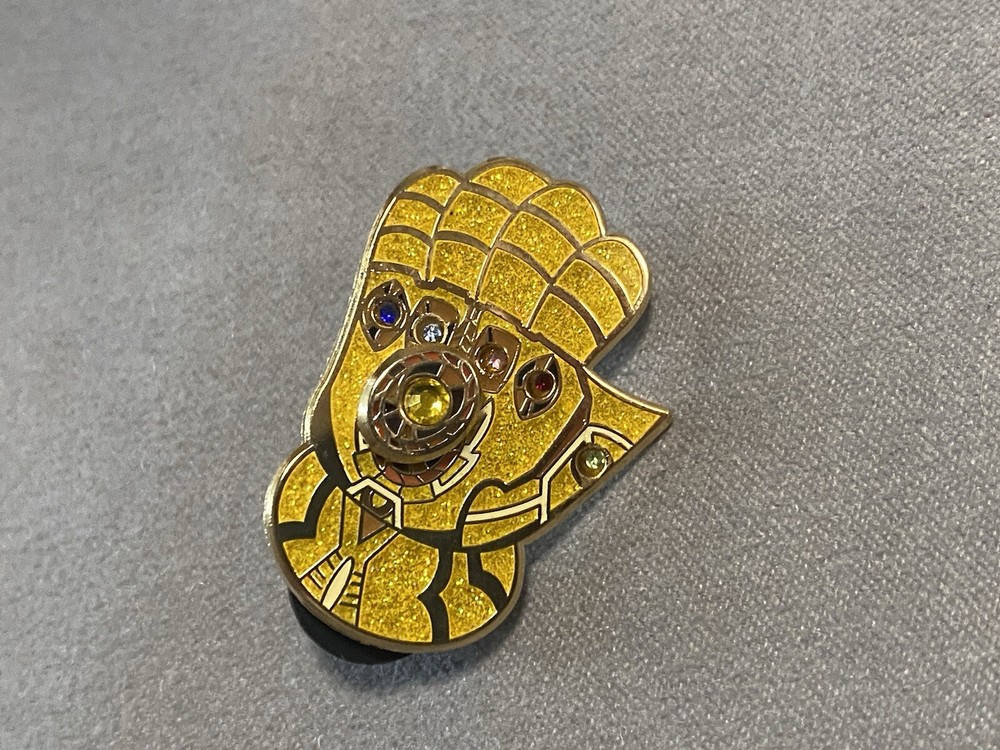 CopShopThrift Thanos Infinity Gauntlet Stones Glove Pin Gold Hat Pin