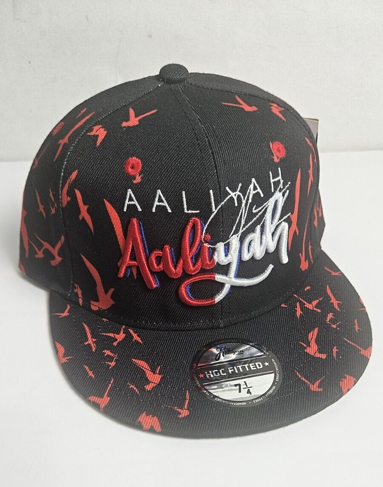 Aaliyah Fitted Hat Cap NWT Size 7 1/4 Headgear Classics Concert Music Flat Bill-image