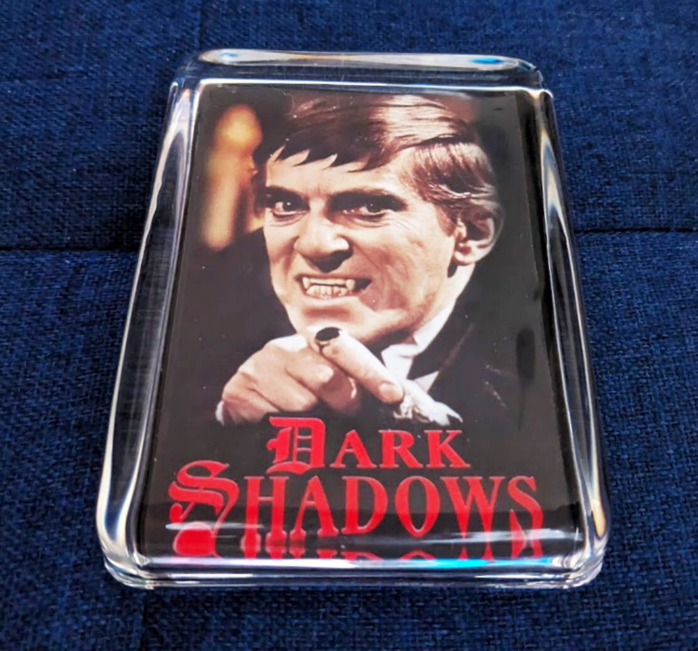 Barnabas Collins Dark Shadows Glass Paperweight -Limited Edition with Gift Box
