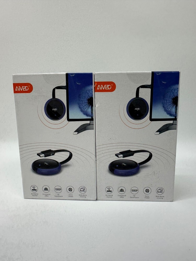 2pk Aimibo Wireless HDMI Transmitter and Receiver 4K, Streaming Video & Audio-image