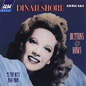 DINAH SHORE - BUTTONS & BOWS [ASV/LIVING ERA] CD   like new mint