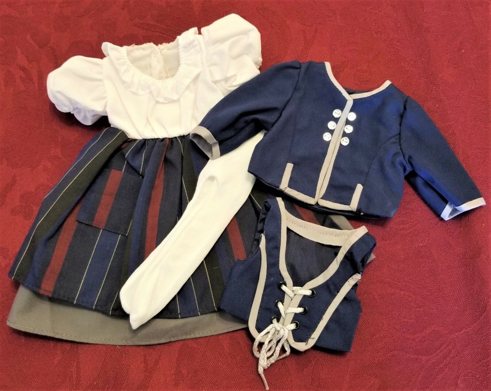 Shirley Temple Dress-Up Doll Outfit ~ BLUE BIRD ~ by Danbury Mint ~No Shoes  NEW