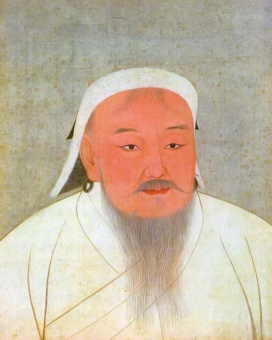 Vintage Genghis Khan Mongol Empire Portrait 8x10 Photo Print