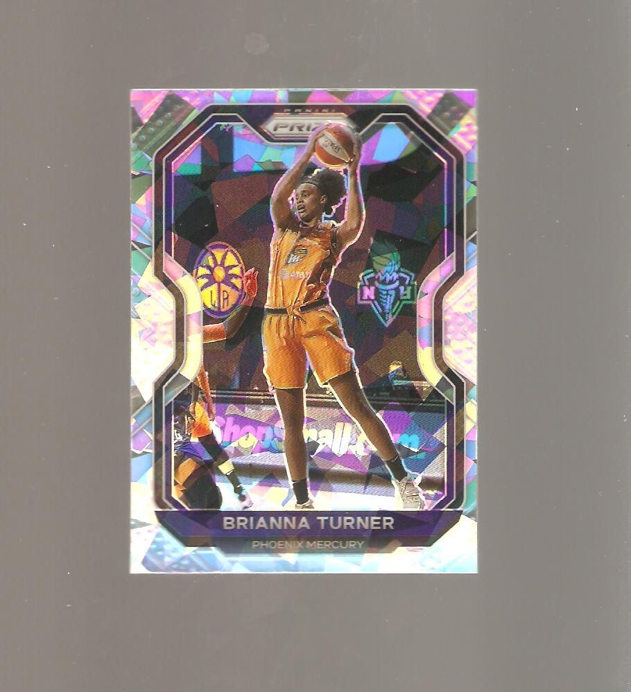 breanna turner  2021 panini wnba   prizm cracked ice  card,