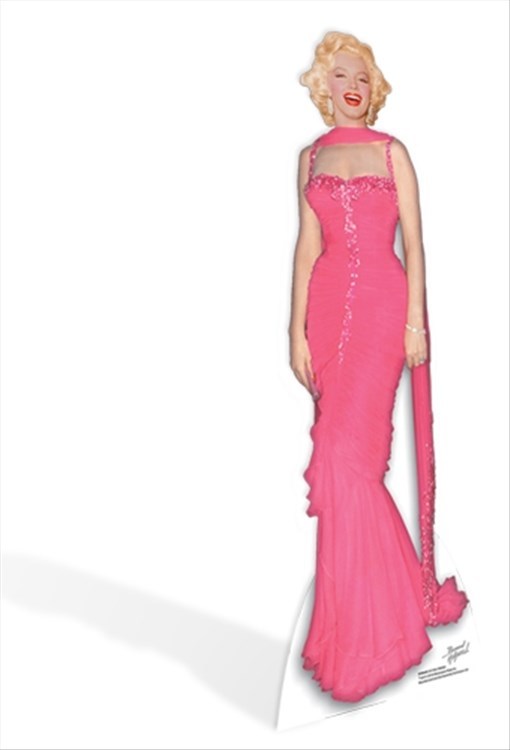 Marilyn Monroe Pink Gown Hollywood Official Lifesize Celebrity Cardboard Cutout