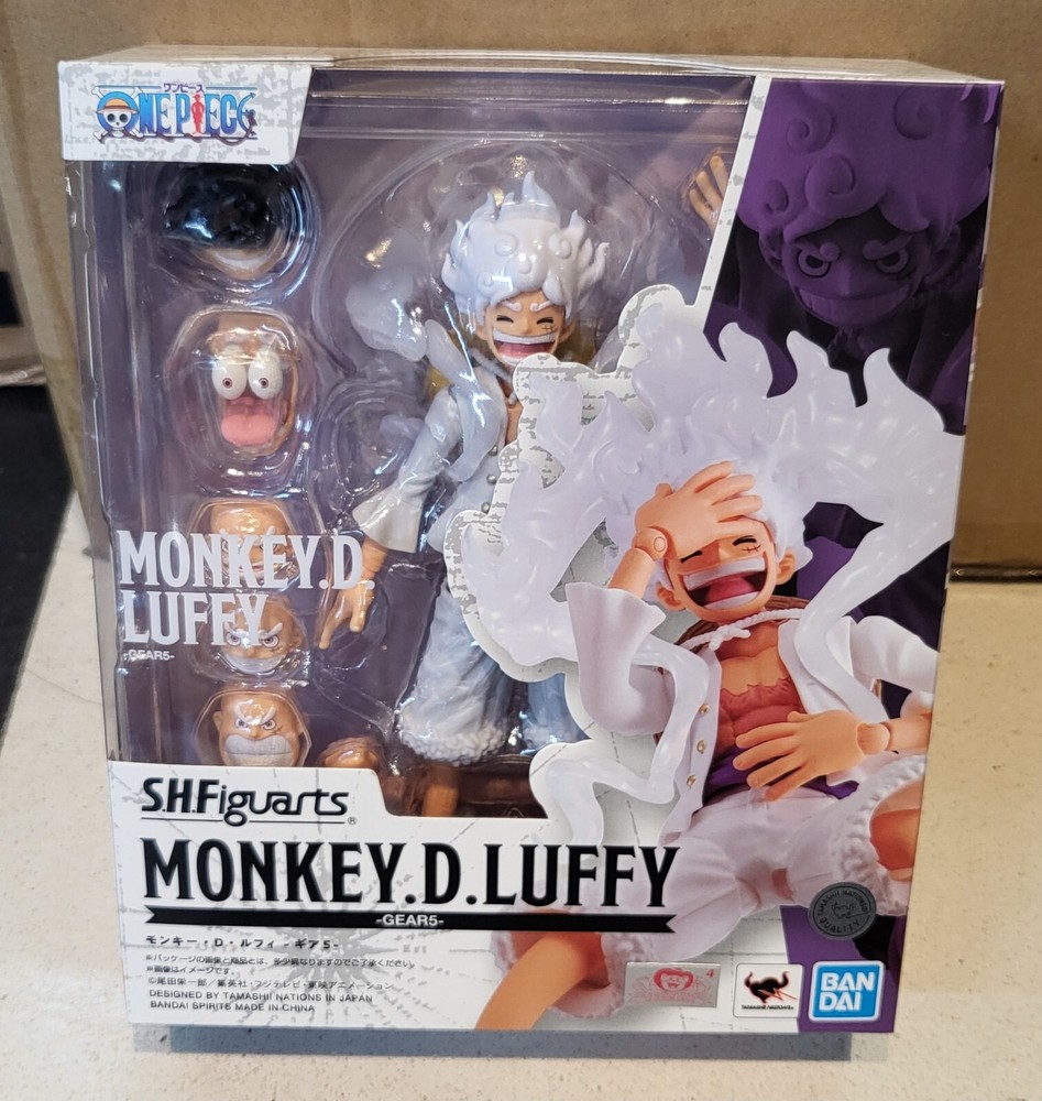 Bandai One Piece S.H.Figuarts Monkey D. Luffy -Gear 5- Action Figure